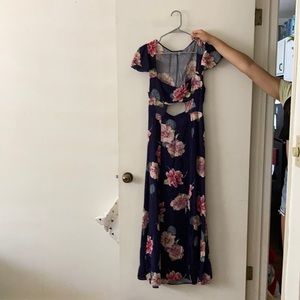 Sexy Free People Floor Length Dress